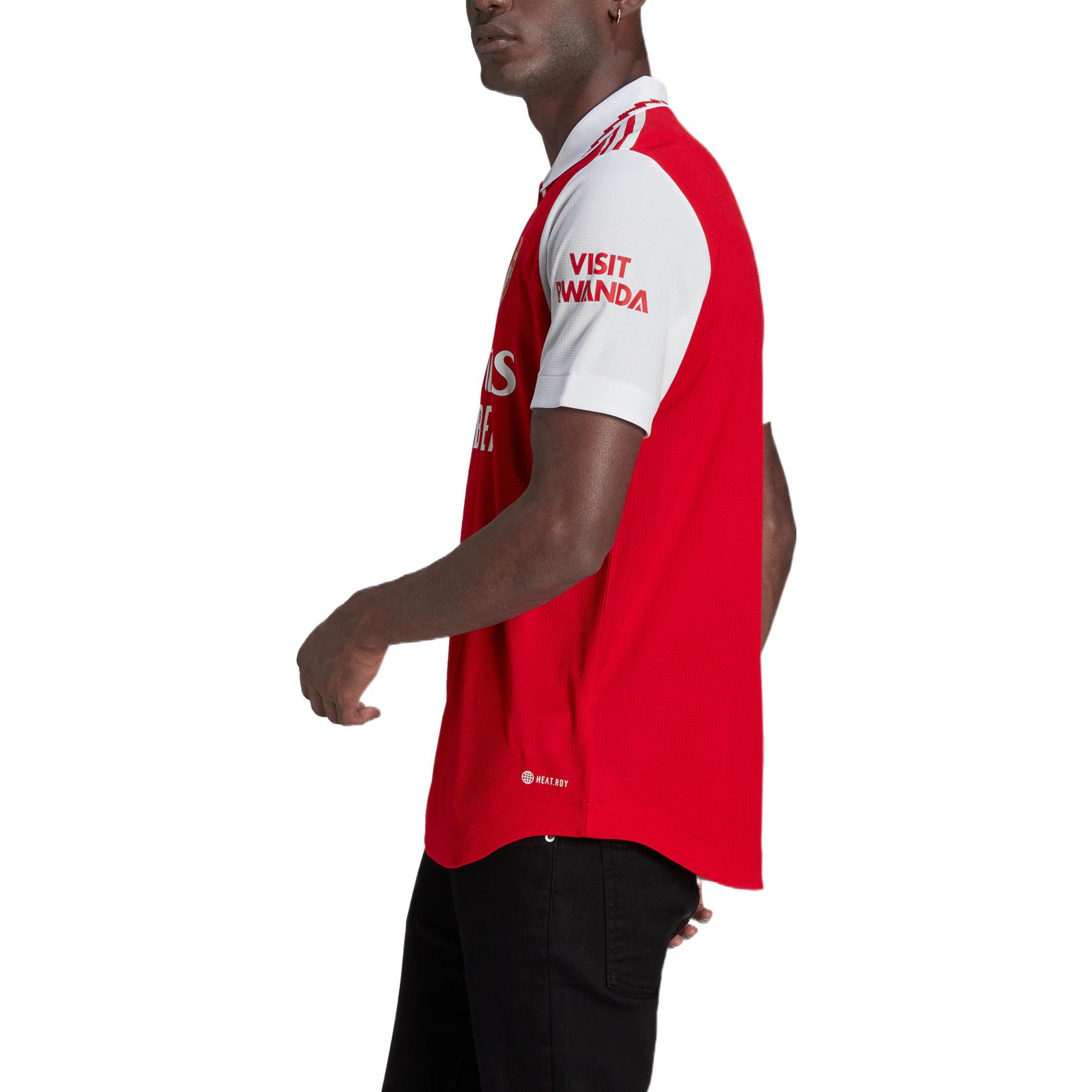 Purchase adidas 阿森納球員版紅色足球短袖球衣徽標T恤。 H35904