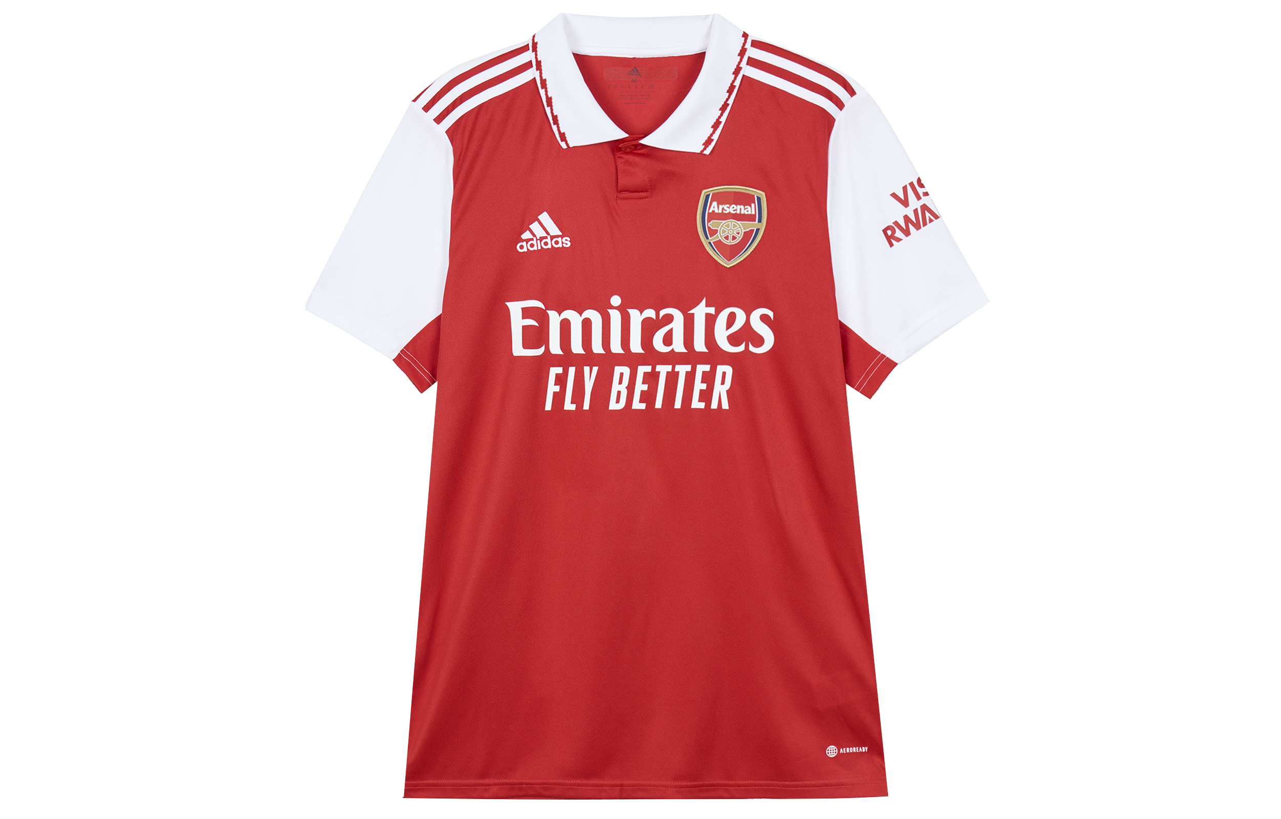 adidas Arsenal Red Soccer Jersey with Embroidered Logo. H35903