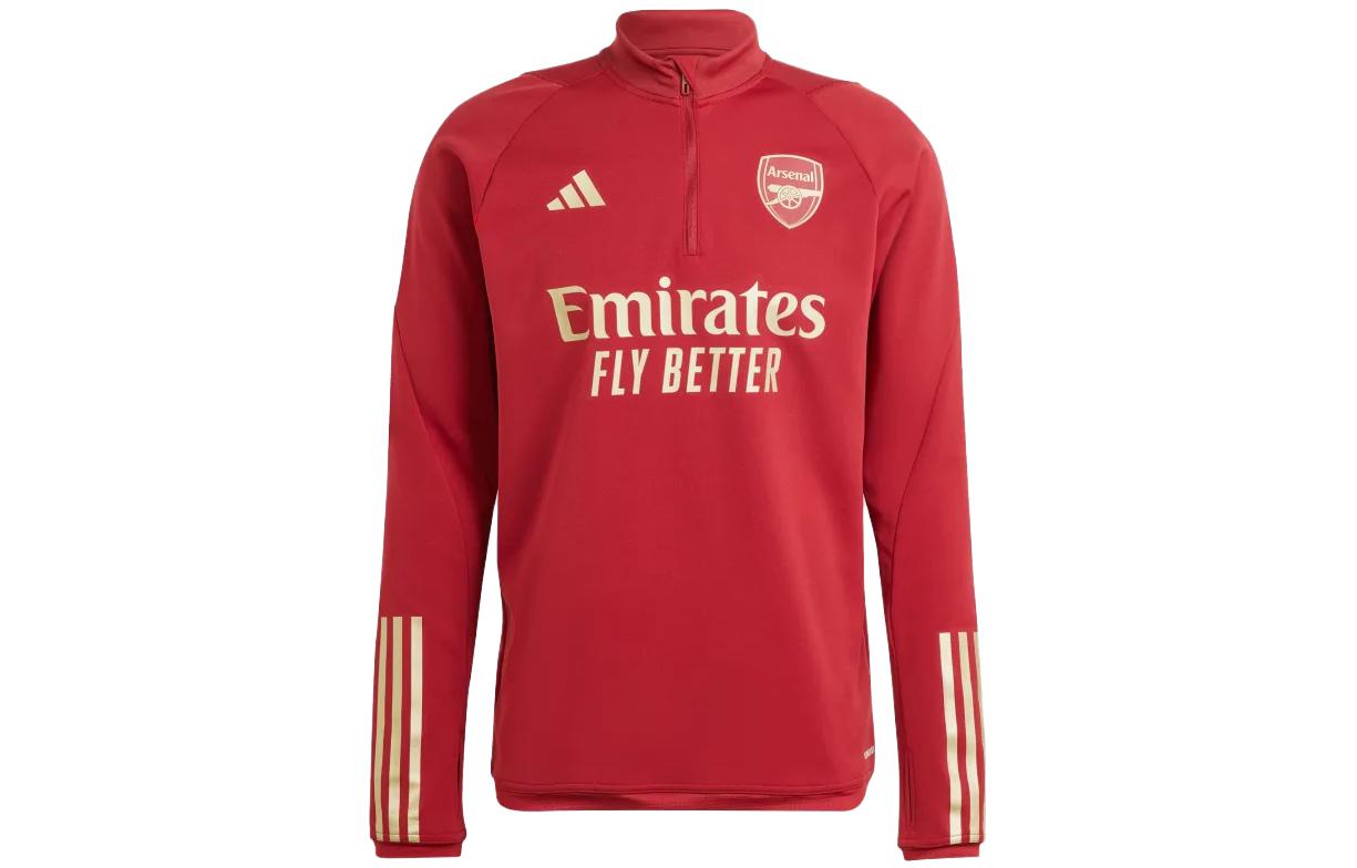 adidas Arsenal Tiro 23 Red Training Long Sleeve Sweatshirt Soccer Top IJ7789