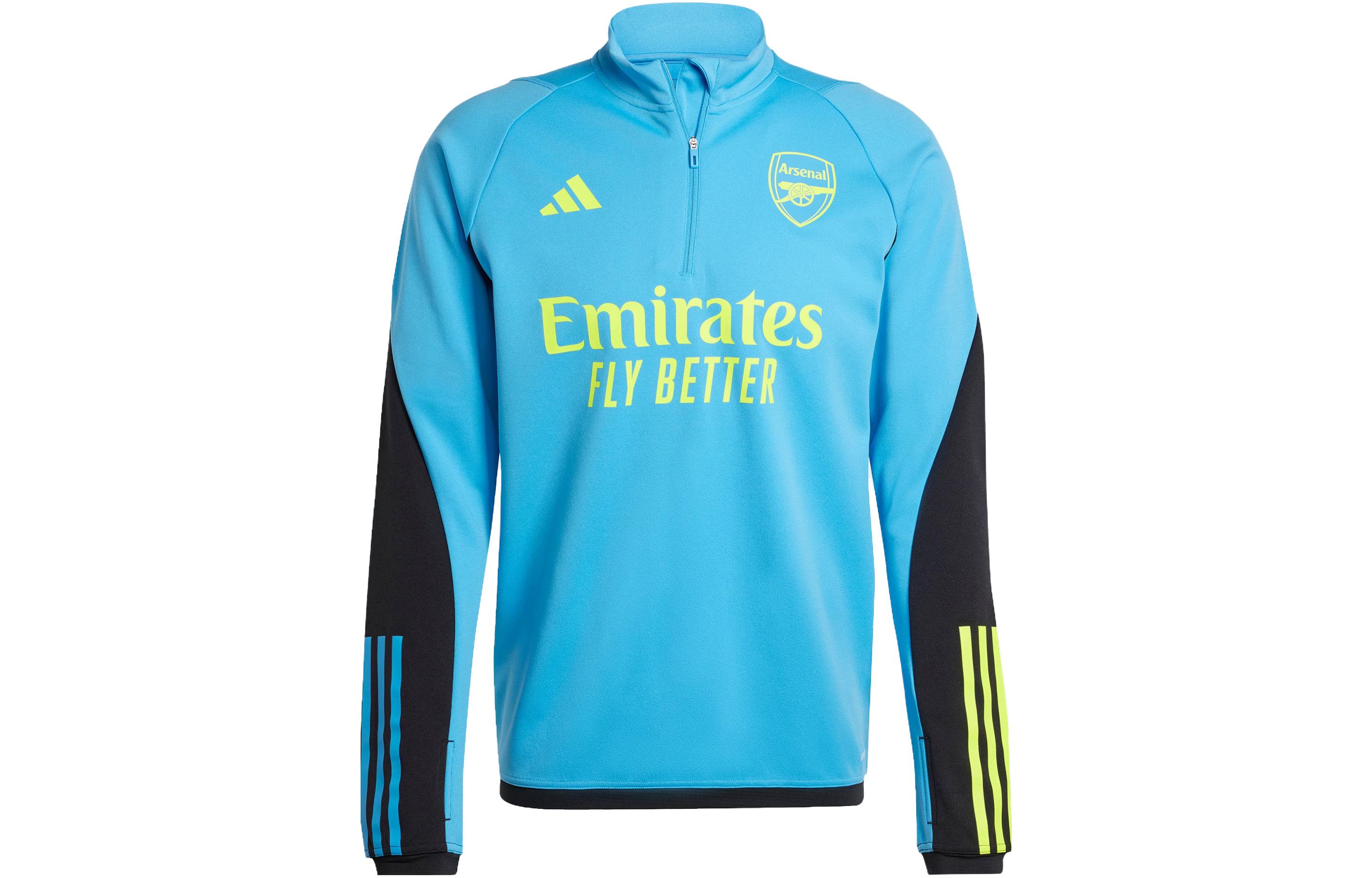 adidas Arsenal Tiro 23 Training Top Pulse Blue Long-Sleeve Football Shirt IP9164