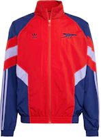 adidas Arsenal Track Top Retro Striped Jacket Men’s Light Red/Navy Blue IS6503 adidas Arsenal Track Top Retro Striped Jacket Men’s Light Red/Navy Blue IS6503