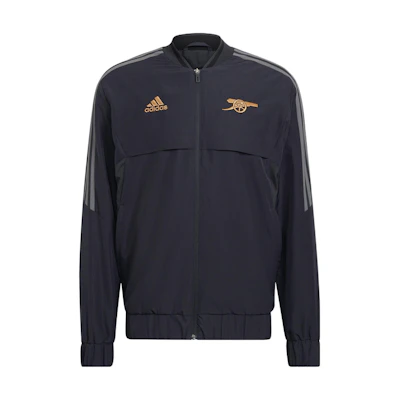 adidas Arsenal Zip-Up Track Jacket with 3-Stripes and Logo Embroidery HA5264