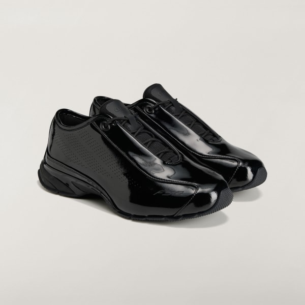 Shop adidas ARTE F50 Patent Leather Sneakers Core Black/Core Black/Core Black HQ3324