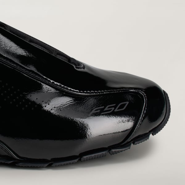 Sizing adidas ARTE F50 Patent Leather Sneakers Core Black/Core Black/Core Black HQ3324