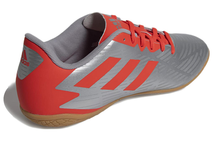 Shop adidas Artilheira 5 室內場地 防滑耐磨輕便 五人制足球鞋 男女同款 銀紅