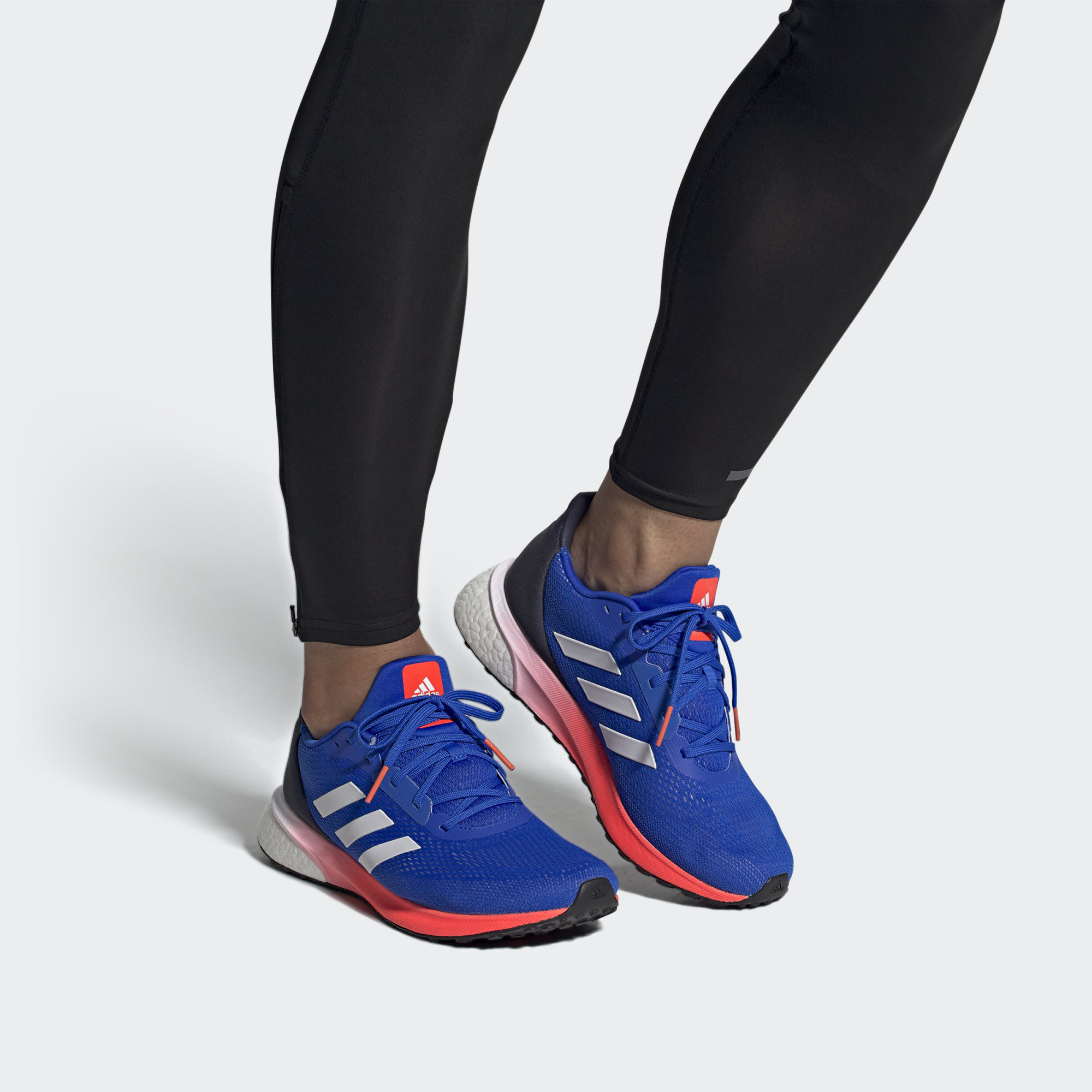 Sizing 阿迪达斯 Astrarun '曜蓝太阳红' EH1535