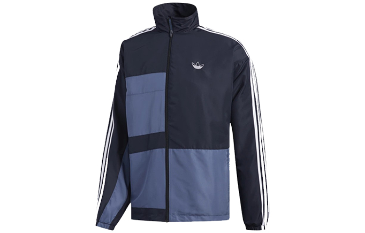adidas ASYMM Spirit Oversized Stand Collar Track Jacket Navy Blue Men’s ED6243
