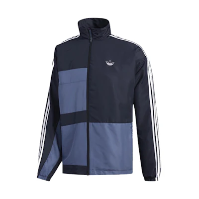 adidas ASYMM Spirit Oversized Stand Collar Track Jacket Navy Blue Men’s ED6243