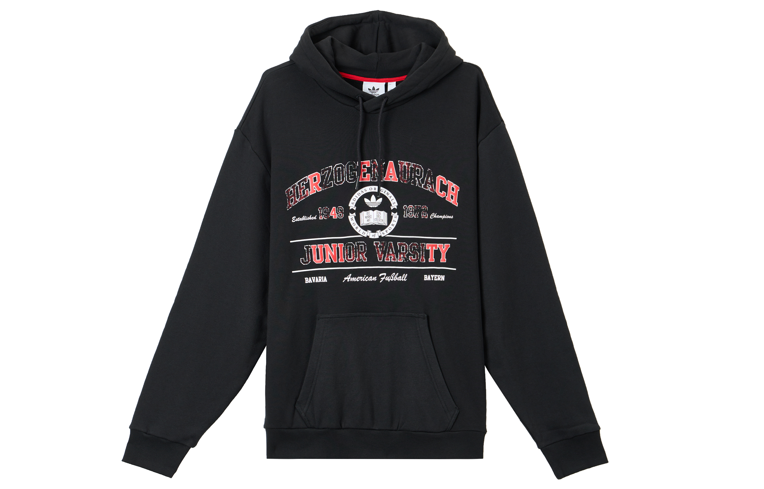 adidas Athletic Logo College Sweatshirt Black HF9218