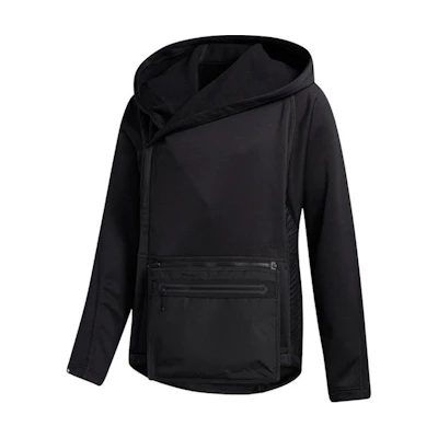 adidas Athletics Prime Black Hoodie Jacket Casual Fit Warm Outerwear GC7240