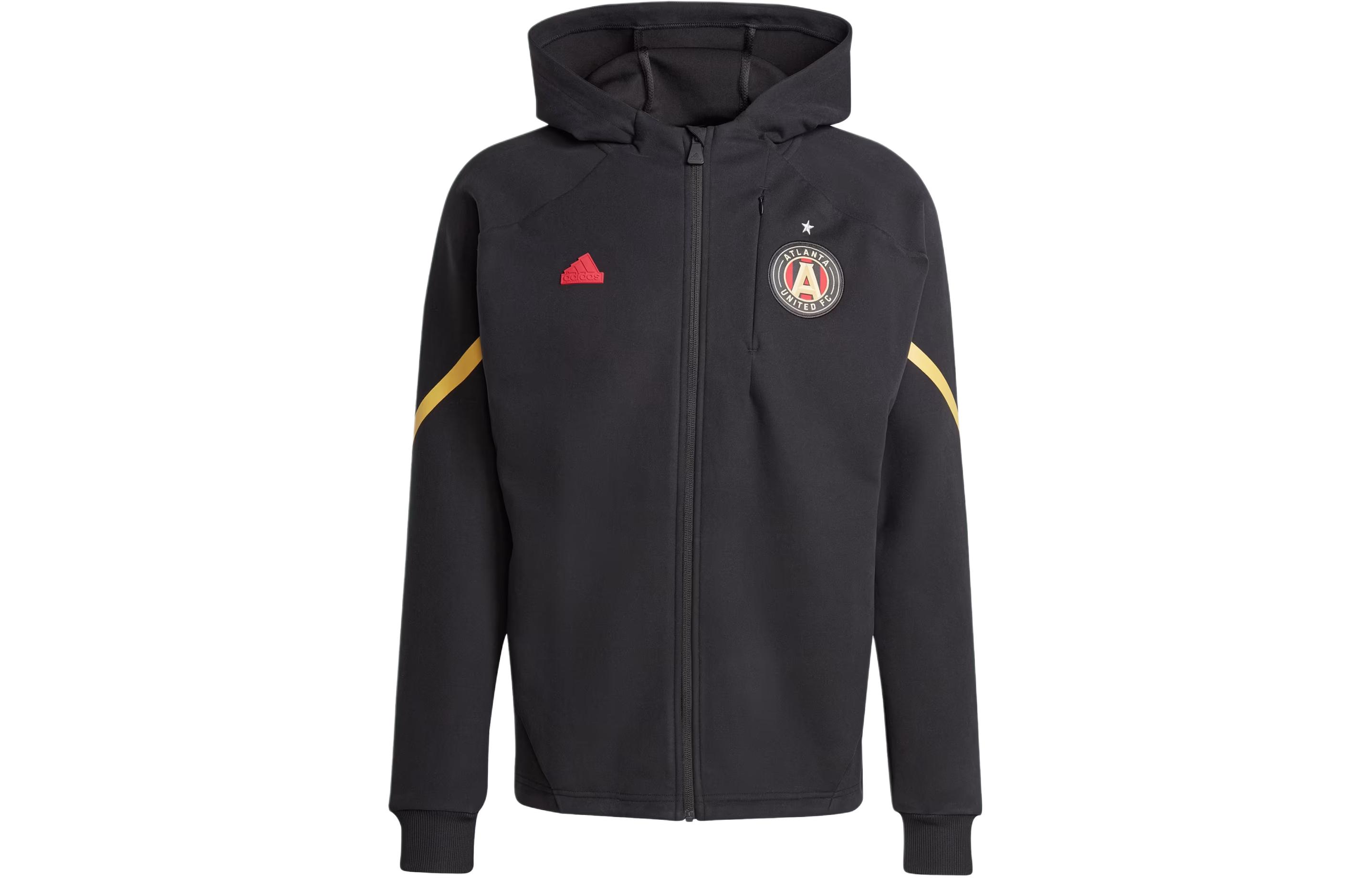 adidas AtlAnta United FC Gameday Anthem Jacket Black Colorblock Design IQ0730