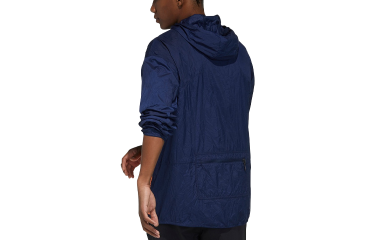 Lookbook adidas Bao Pack Navy Mesh Pocket Contrast Hooded Jacket Outdoor Wear GN7600