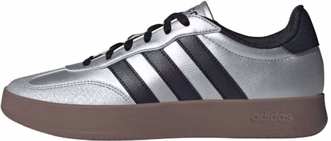 adidas Barreda 'Silver Metallic Black Gum' JQ6662 adidas Barreda 'Silver Metallic Black Gum' JQ6662