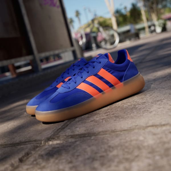 Cheap adidas Barreda Decode 運動鞋 半透明藍/橙色/膠底 JR3521