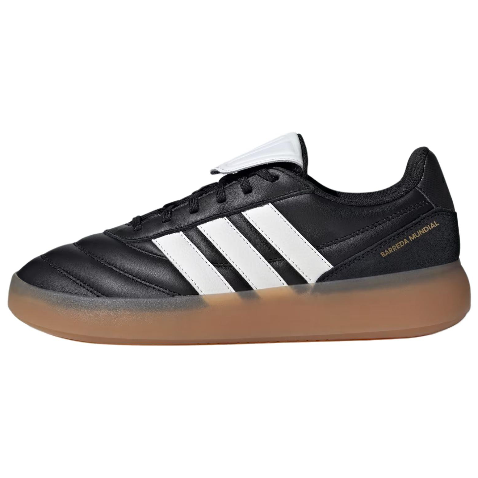 adidas Barreda Mundial Black Low-Top Sneakers Casual Lace-Up Shoes HQ2351