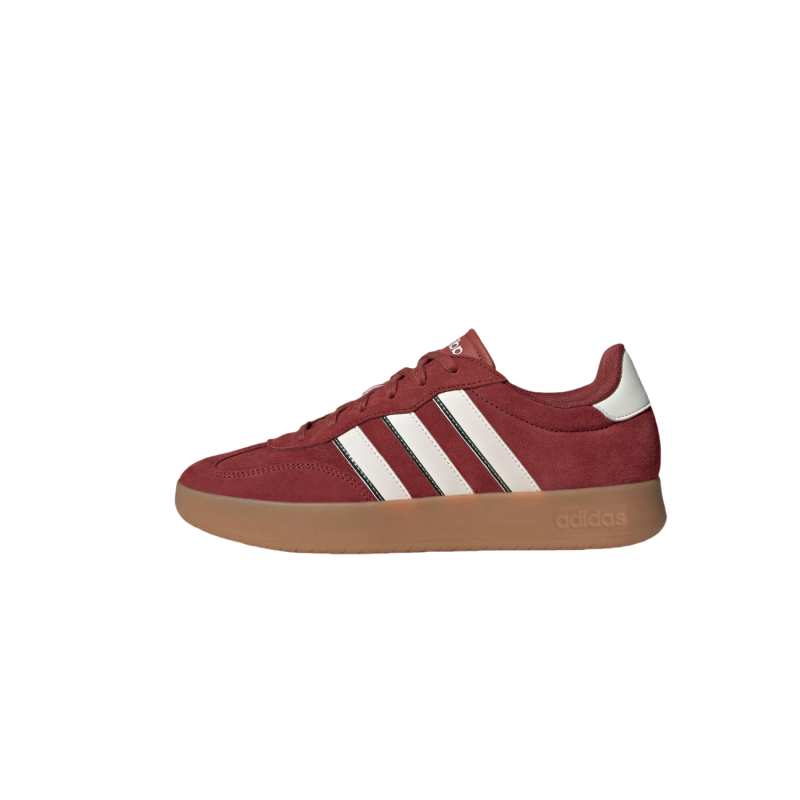 adidas BARREDA Red Low-Top Casual Sneakers for Men JP7098
