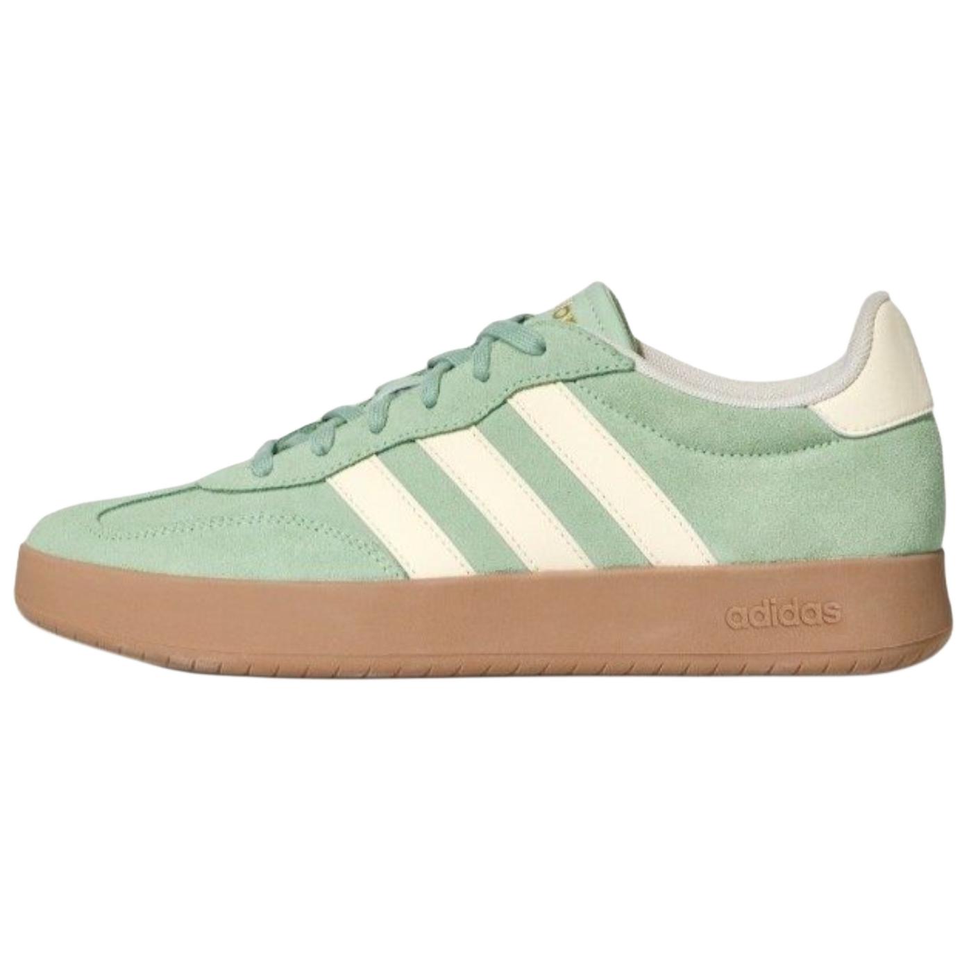 adidas BARREDA T Retro Trainers Green White Casual Low-Top Shoes KH7001