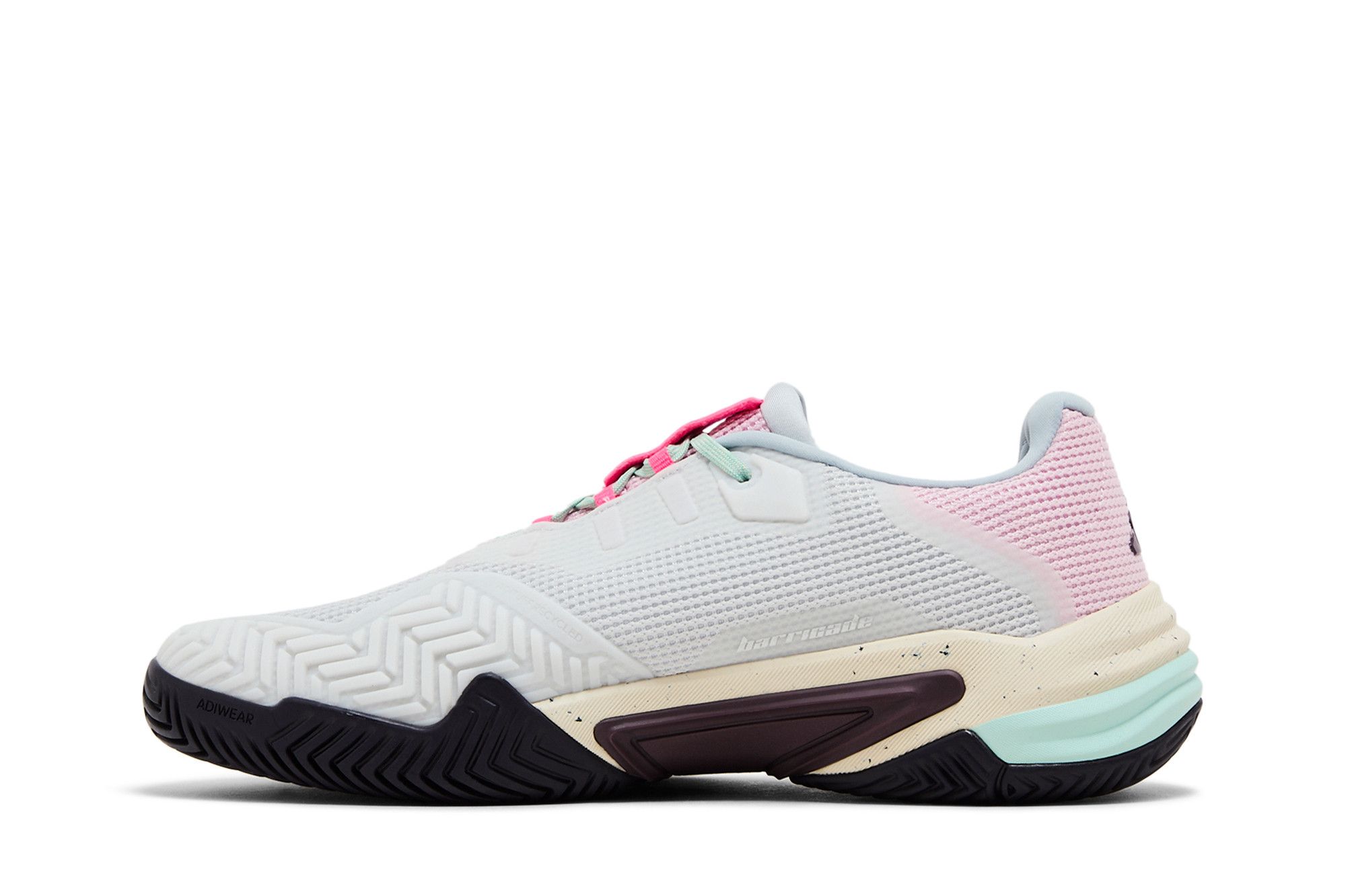 Shop adidas Barricade 13 網球 適舒合腳 減震耐磨 低筒 網球鞋 男款 白黑