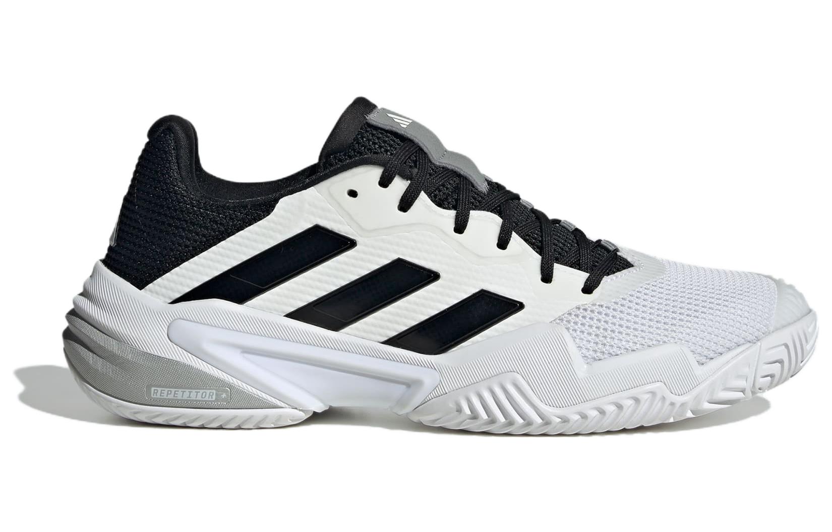 Lookbook adidas Barricade 13 耐磨減震 低筒 網球鞋 男款 白黑