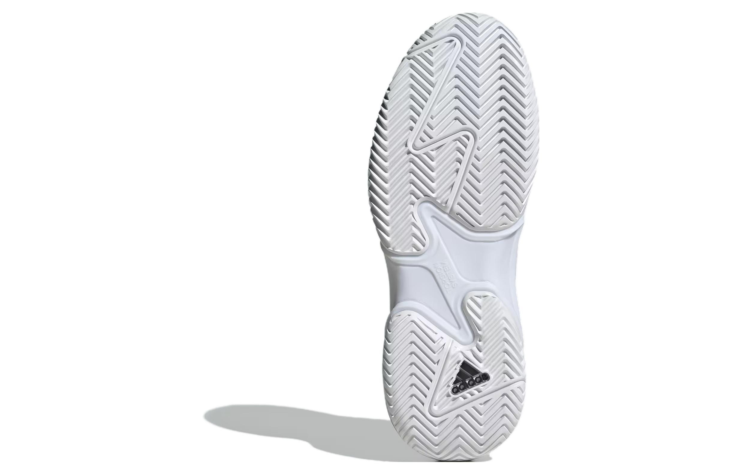 Sizing adidas Barricade 13 耐磨減震 低筒 網球鞋 男款 白黑