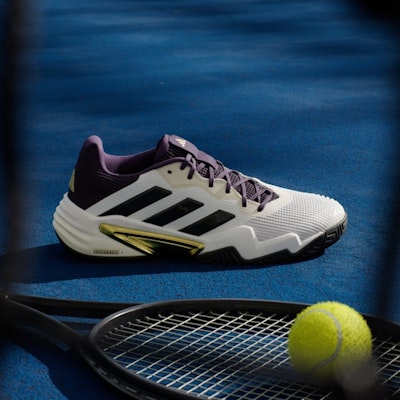 Adidas Barricade 13 Sneakers Core White/Core Black/Aurora Plum JR1499 Lookbook Adidas Barricade 13 Sneakers Core White/Core Black/Aurora Plum JR1499