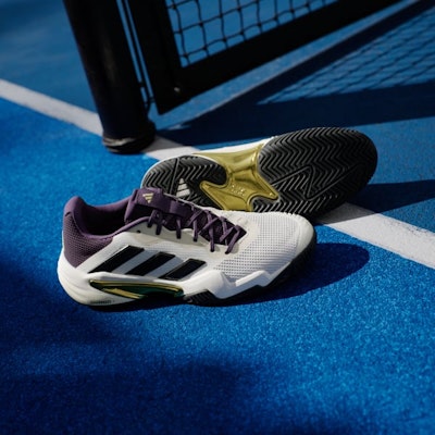 Adidas Barricade 13 Sneakers Core White/Core Black/Aurora Plum JR1499 Cheap Adidas Barricade 13 Sneakers Core White/Core Black/Aurora Plum JR1499