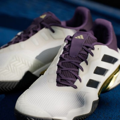 Adidas Barricade 13 Sneakers Core White/Core Black/Aurora Plum JR1499 2