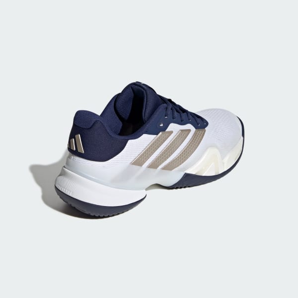 Cheap Zapatillas de Tenis adidas Barricade 14 Blanco/Cyber Metálico/Azul Oscuro JR1743