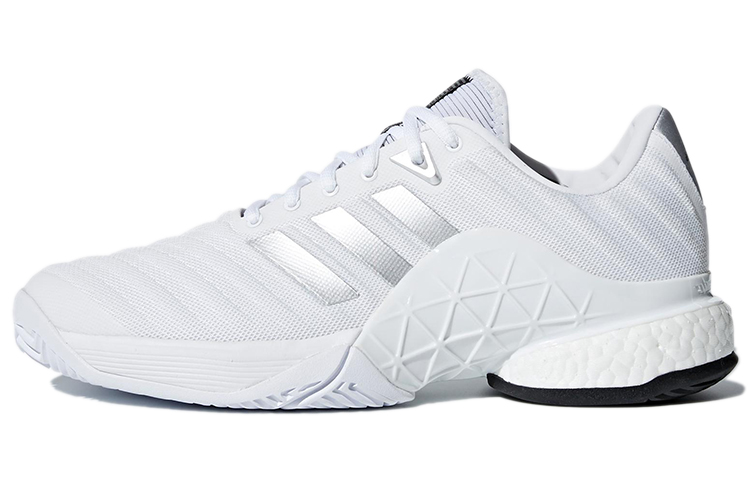Buy アディダス バリケード 2018 ブースト 白/シルバー DB1570