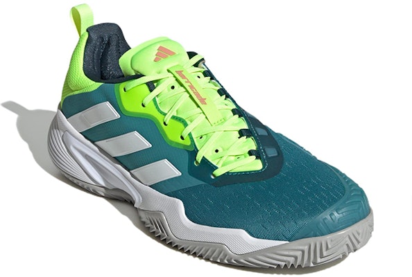 adidas Barricade 潮流舒適 防滑耐磨 低筒 網球鞋 男款 綠黃 Lookbook adidas Barricade 潮流舒適 防滑耐磨 低筒 網球鞋 男款 綠黃
