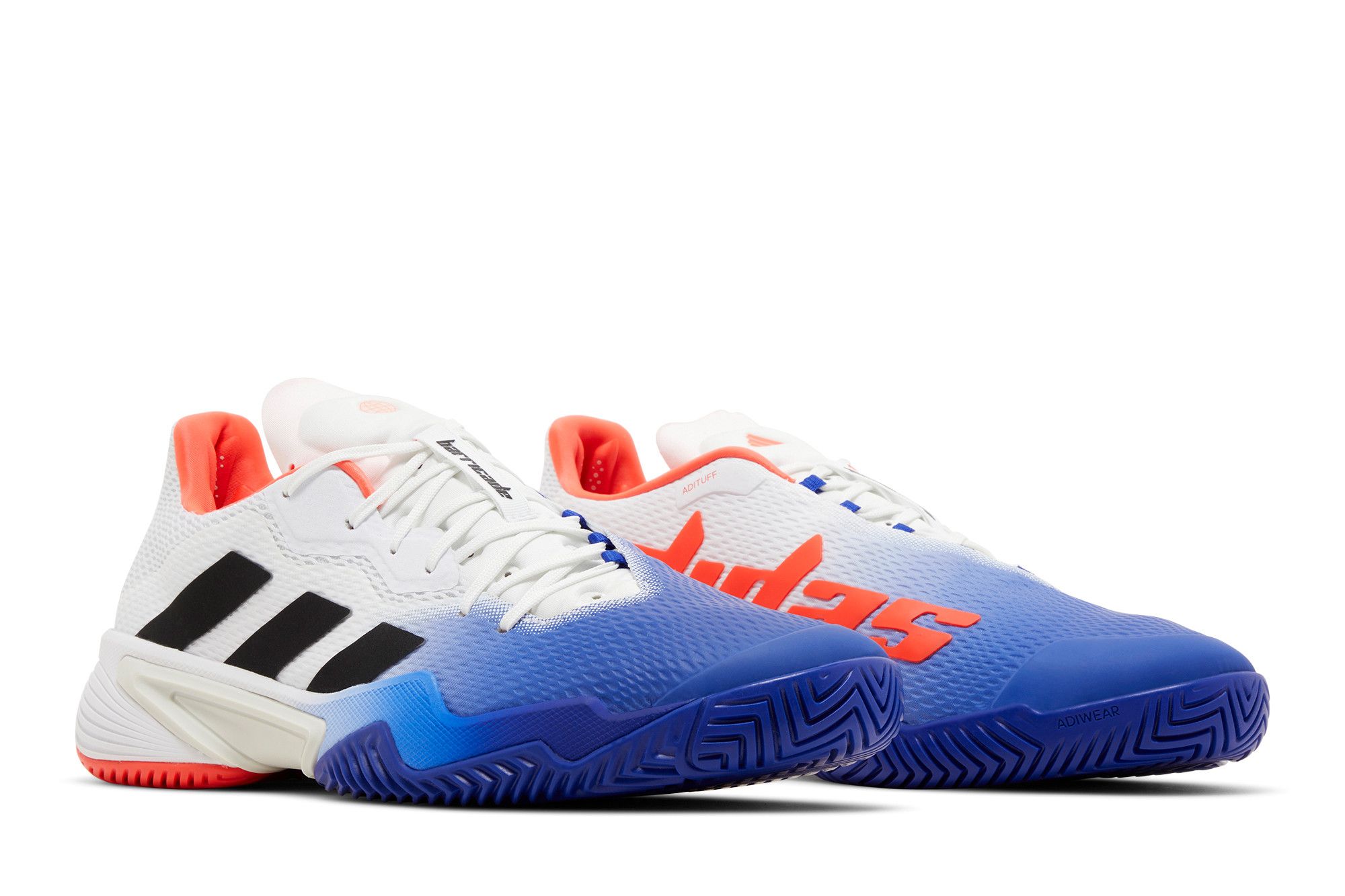 Cheap adidas Barricade「清澈藍太陽紅」HQ8917