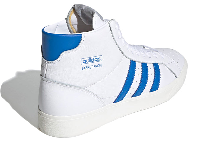Shop adidas originals Basket Profi 中筒 男款 運動鞋 白藍