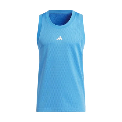 adidas Basketball Legends Blue Tank Top Sports Logo Training Vest. IL2265
