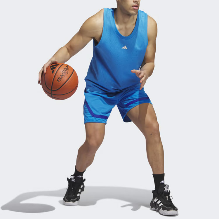 Purchase adidas 籃球傳奇藍色背心 運動標誌訓練背心。 IL2265