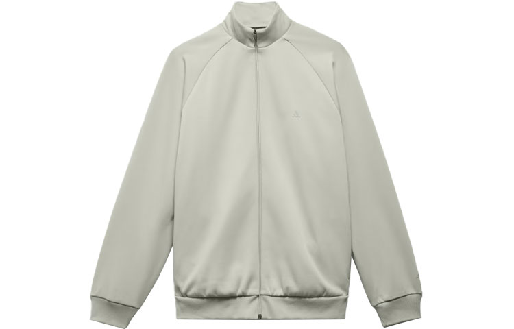 adidas Basketball Logo Print Track Jacket Halo Green Unisex IJ0943-INTERNATIONAL