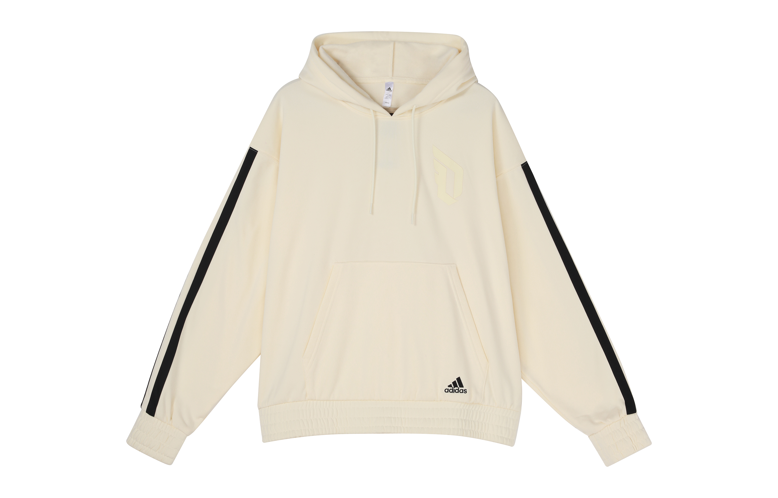 adidas Basketball Pullover Hoodie Cream White Gift for Him GL7099