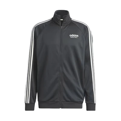 adidas Basketball Select Black Retro Track Jacket with 3-Stripes Design IL2189