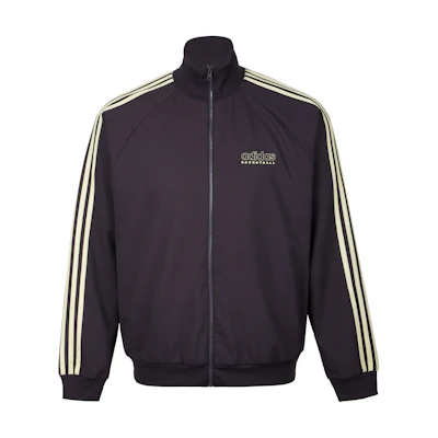 adidas Basketball Select Retro Three-Stripe Track Jacket Black IU2443