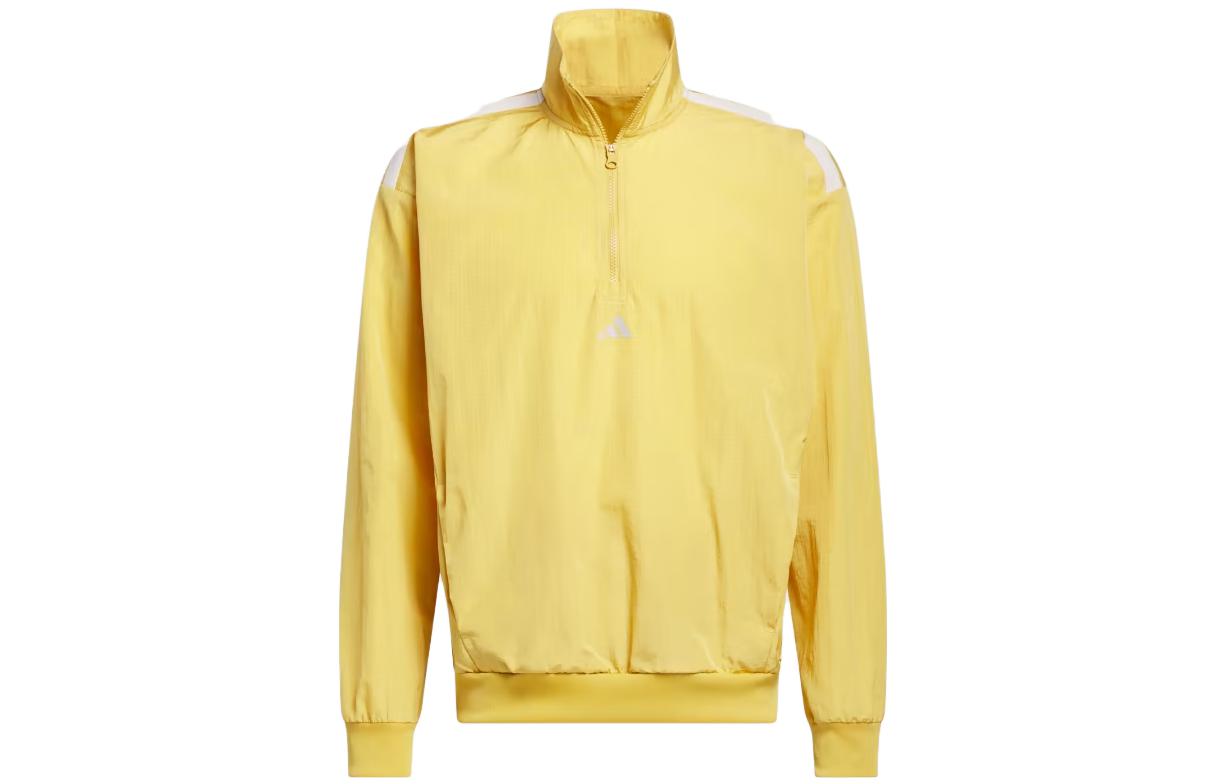 adidas Basketball Select Yellow Windbreaker Loose Fit Jacket IL2169