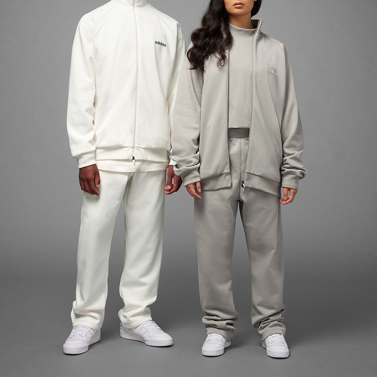 adidas Basketball White Logo Print Jacket Unisex Casual Sportswear HN9271 圖 4