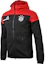Order adidas Hoodie Jaket Pria Bayern Munich 20/21 Hitam Merah Sepak Bola GN5916
