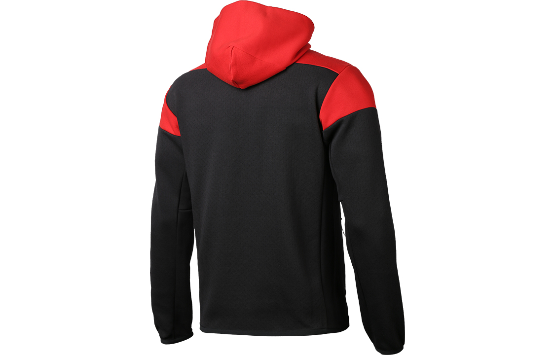 adidas Bayern Munich 20/21 Season Football Hoodie Jacket Black Red Men’s GN5916 圖 3