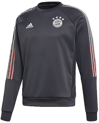 adidas Bayern Munich Logo Crewneck Sweatshirt Kelabu FR3989 Buy adidas Bayern Munich Logo Crewneck Sweatshirt Kelabu FR3989