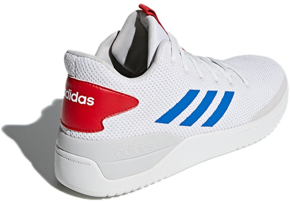 adidas neo BBall80s 中筒 復古籃球鞋 男款 白藍紅 Shop adidas neo BBall80s 中筒 復古籃球鞋 男款 白藍紅