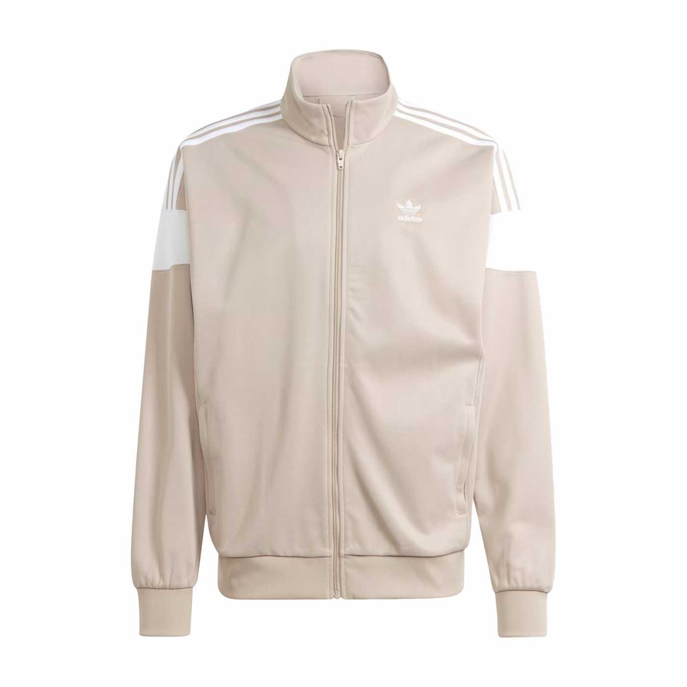 adidas Beige Long-Sleeve Jacket - Soft, Comfortable, and Dirt-Resistant IM4516