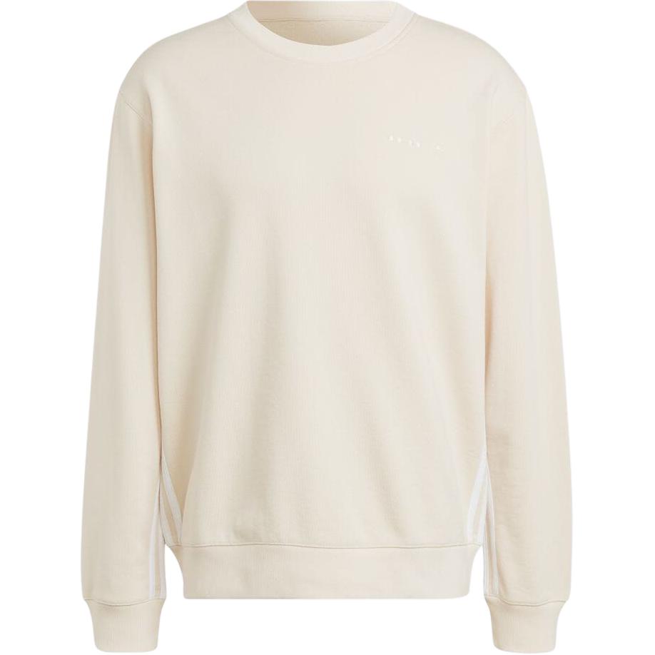 adidas Beige Pullover Sweatshirt Japan Edition with Minimal Logo Print IC8392-JAPAN