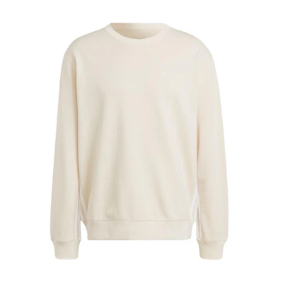 adidas Beige Pullover Sweatshirt Japan Edition with Minimal Logo Print IC8392-JAPAN