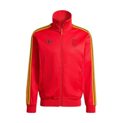 adidas Belgium Beckenbauer Track Top Red Three-Stripe Jacket IT7801