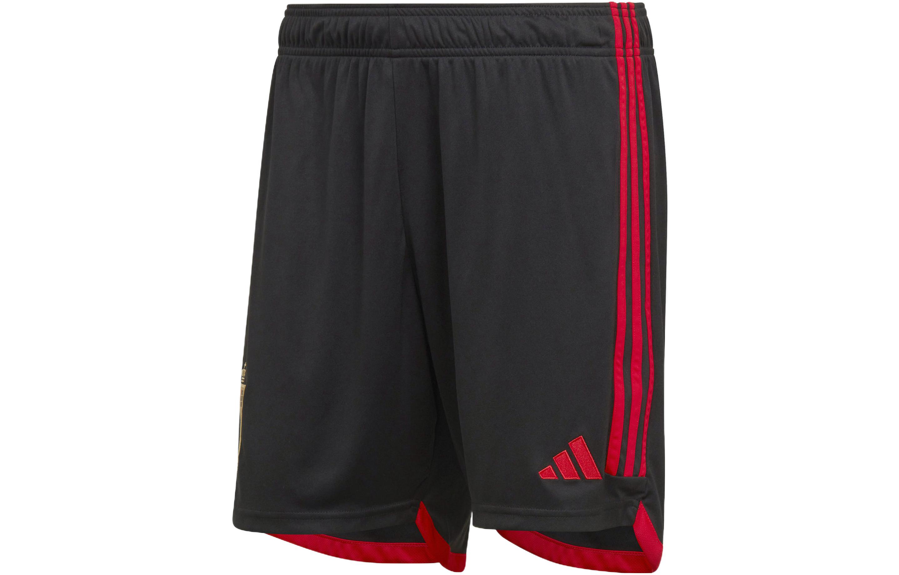 adidas Belgium Home 2022 Embroidered Logo Soccer Shorts Black . HD9414