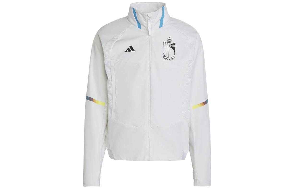 adidas Belgium National Team Striped Badge Zip-Up Jacket - White IC1567
